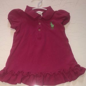 Polo hot pink dress !!